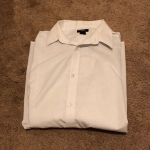 H&M white dress shirt size large
